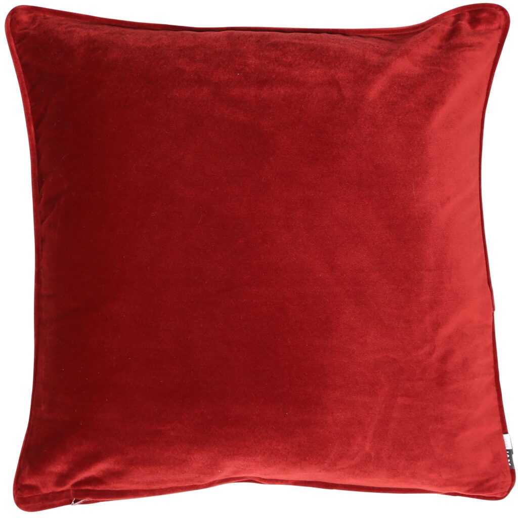 MATT POLY VELVET WITH PIPING 50 X 50