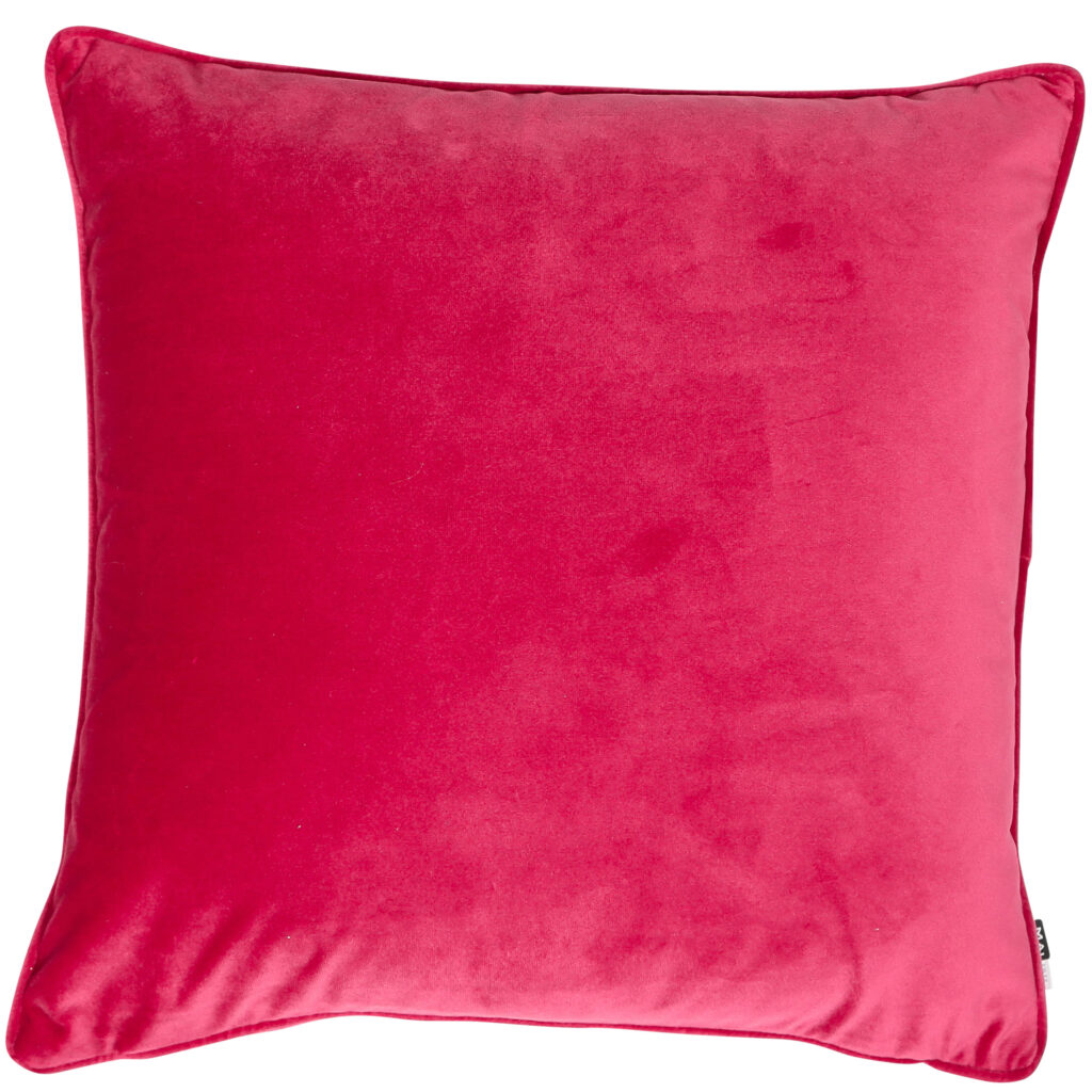 MATT POLY VELVET W. PIPING 50 X 50