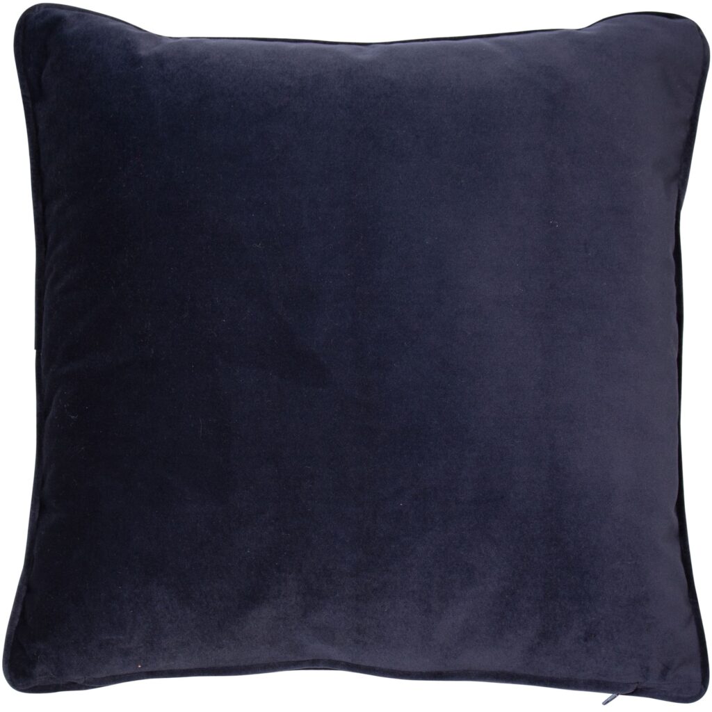 MATT POLY VELVET W. PIPING 50 X 50