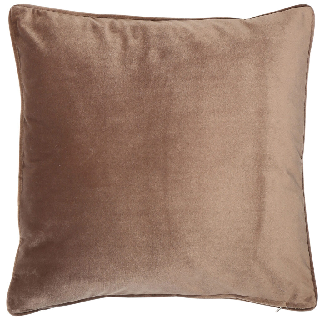 MATT POLY VELVET W. PIPING 50 X 50