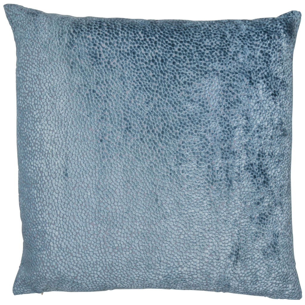 CUT VELVET DOTS BLUE 56 X 56