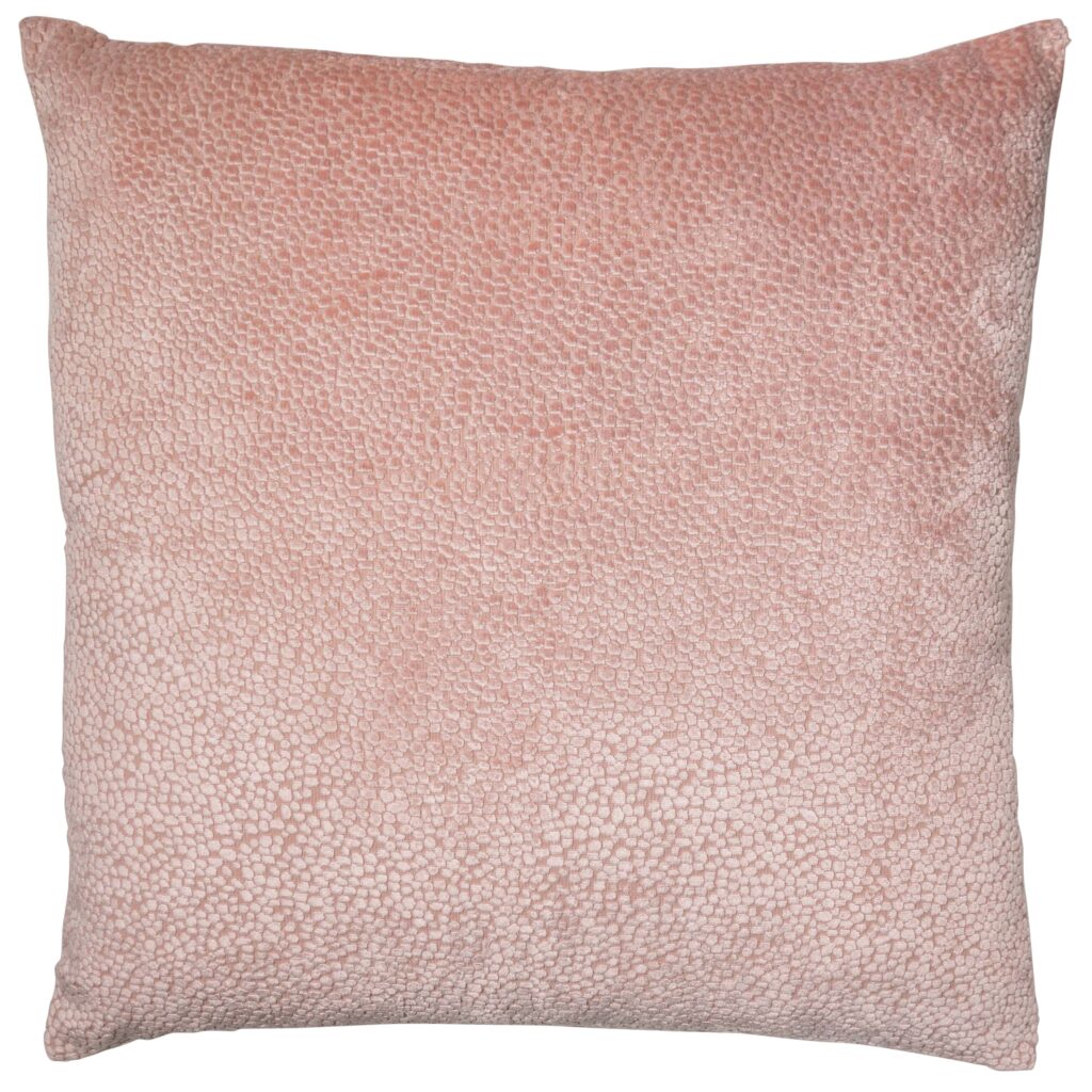 CUT VELVET DOTS PINK 56 X 56