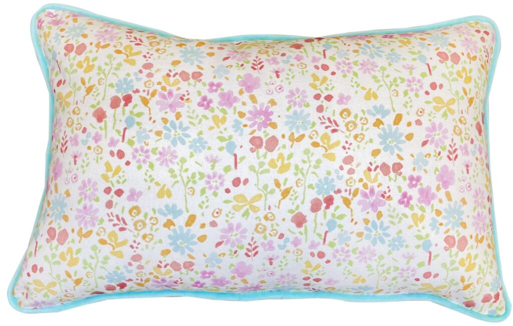 CHILDRENS DOTTY PRINT WITH STRIPE REVERSE 30 X 45