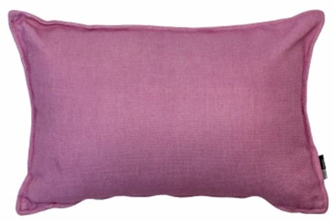 Faux Linen Pink Cushion with Flange 30 X 45
