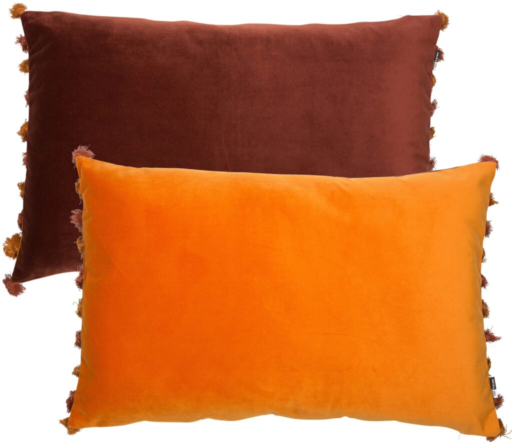 DOUBLE SIDED VELVET W. FRINGES 40 X 60