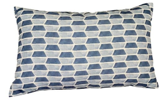 GEO PRINT BLUE 30 X 50