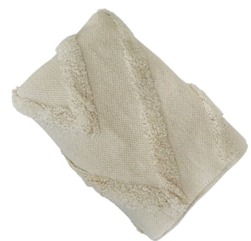 cotton tufted woven rug  natural