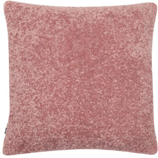 TEXTURED FAUX FUR ROSEWOOD 45 X 45
