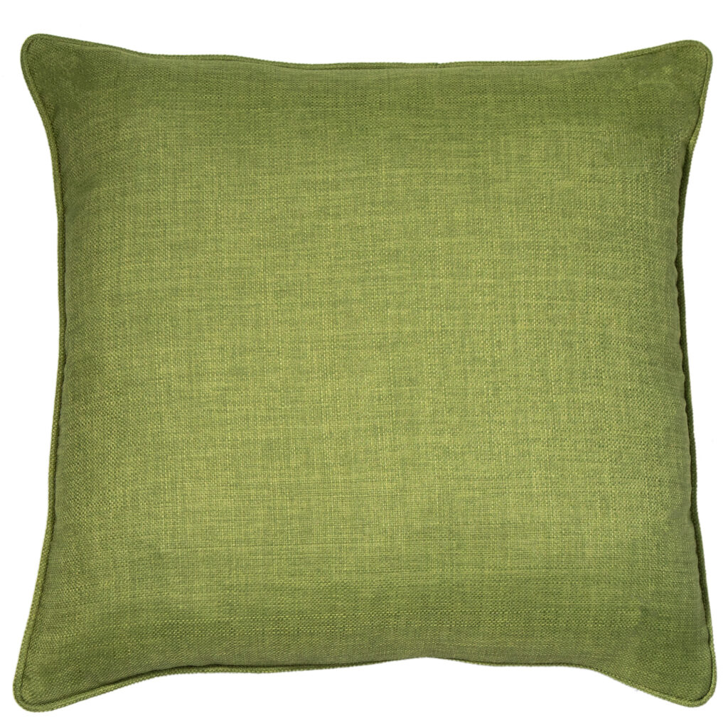 TEXTURED FAUX LINEN PIPED LINEN 45 X 45