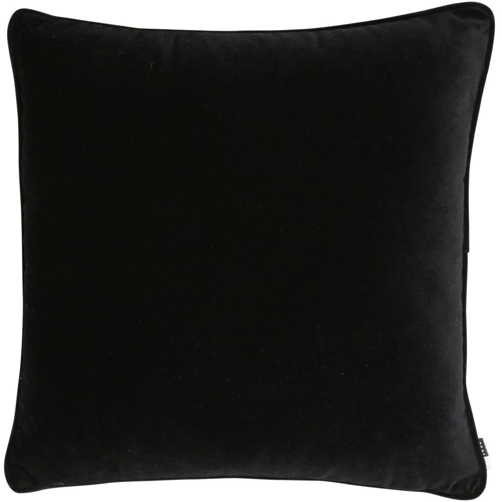 VELVET PIPED BLACK 43 X 43