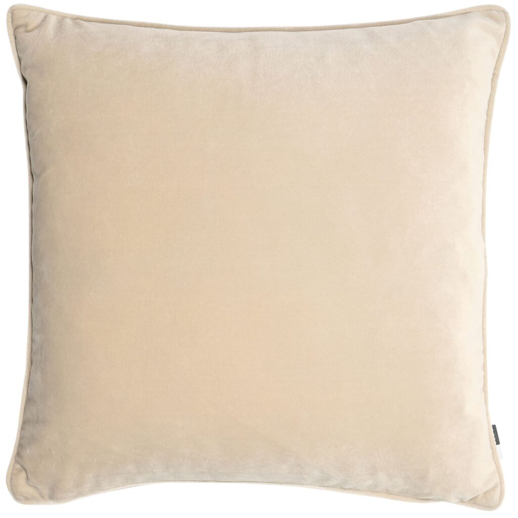 VELVET PIPED CHAMPAGNE 43 X 43