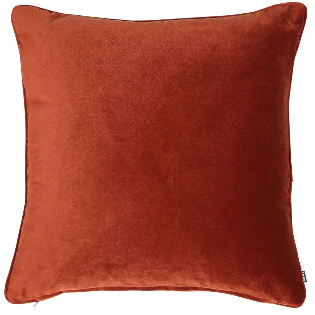 VELVET PIPED PAPRIKA 43 X 43
