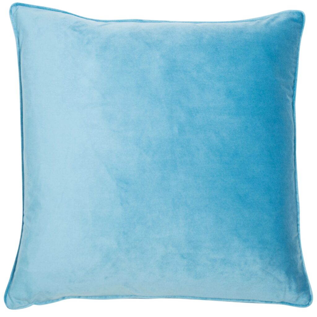 MATT POLY VELVET W. PIPING 43 X 43
