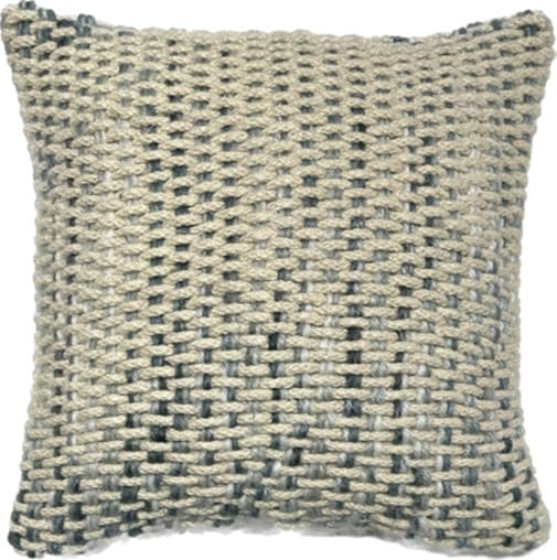 HAND WOVEN BLUE CROSS OVER  45 X 45