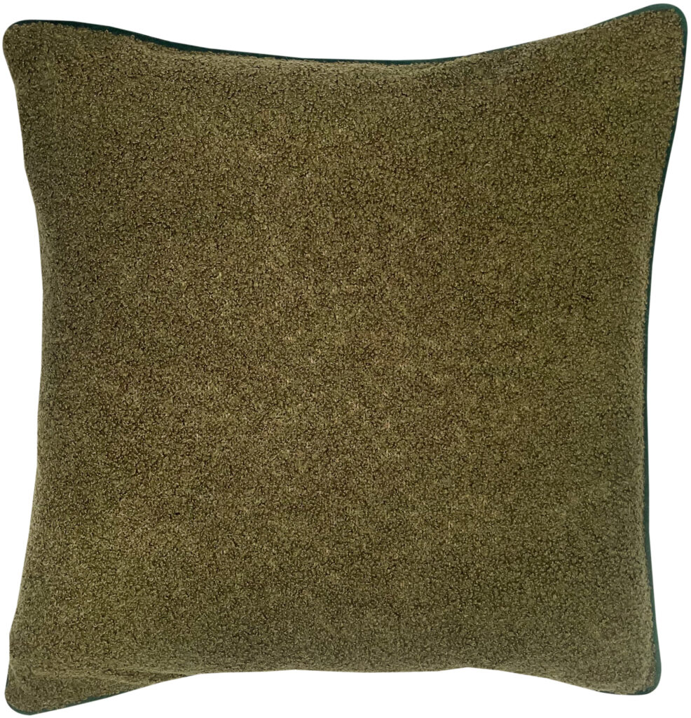 Boucle Cushion Olive 45 X 45