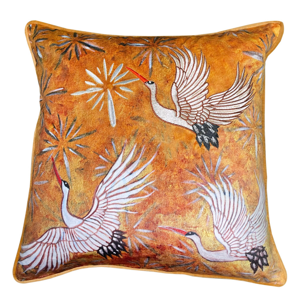 ART DECO CRANEES 45 X 45