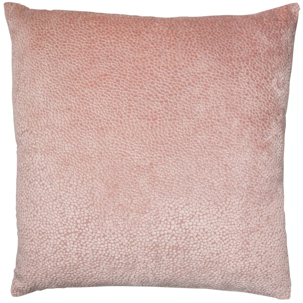 CUT VELVET DOTS PINK 43 X 43