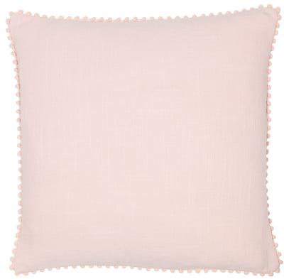 LINEN POM POM CUSHIONS 45 X 45