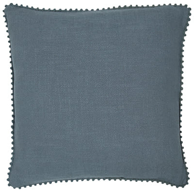 LINEN POM POM CUSHIONS 45 X 45