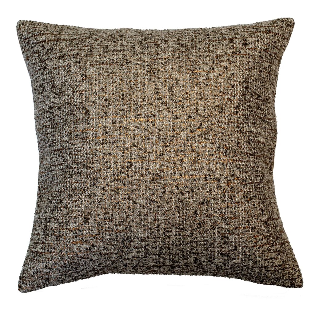 TAUPE WITH COPPER FLECKS CUSHION  45 X 45