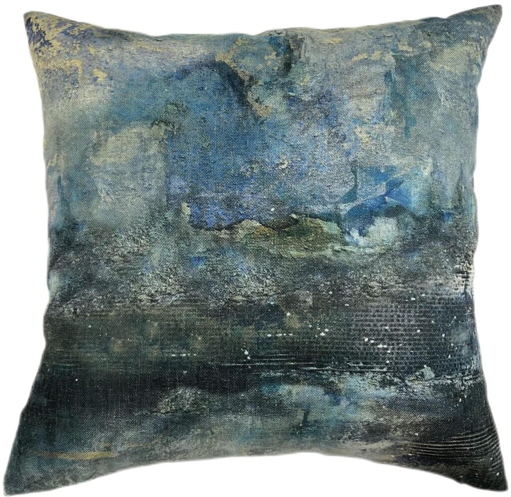 BLUE WASHED OUT ABSTRACT