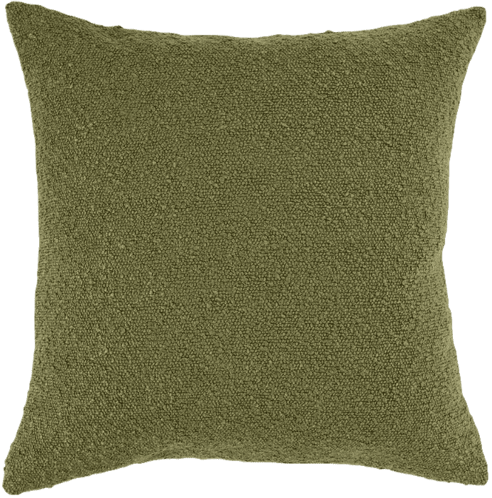 BOUCLECUSHION-MOSS GREEN 45 X45