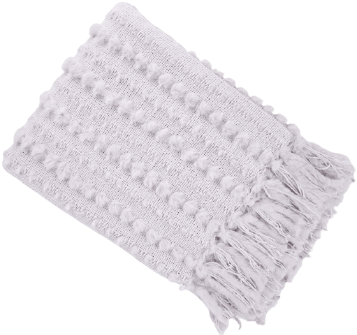RABBIT LINE THROW-LILAC 127 X 152