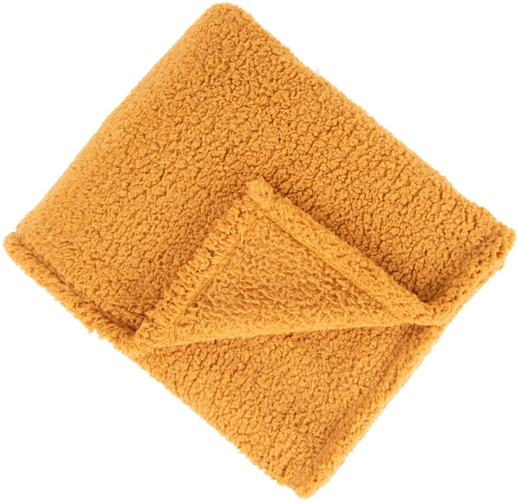 SOFT SHERPA THROW COGNAC 130 X 170