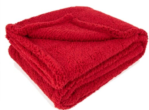 SOFT SHERPA THROW WINE 130 X 170