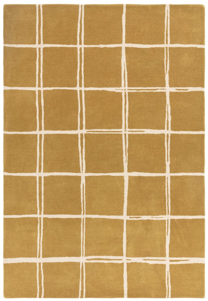 Albany Grid Gold Rug