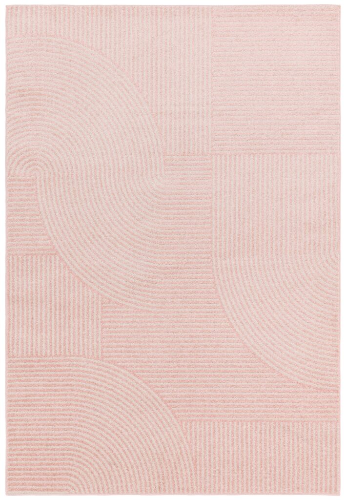 Muse Pink Geometric Rug MU17