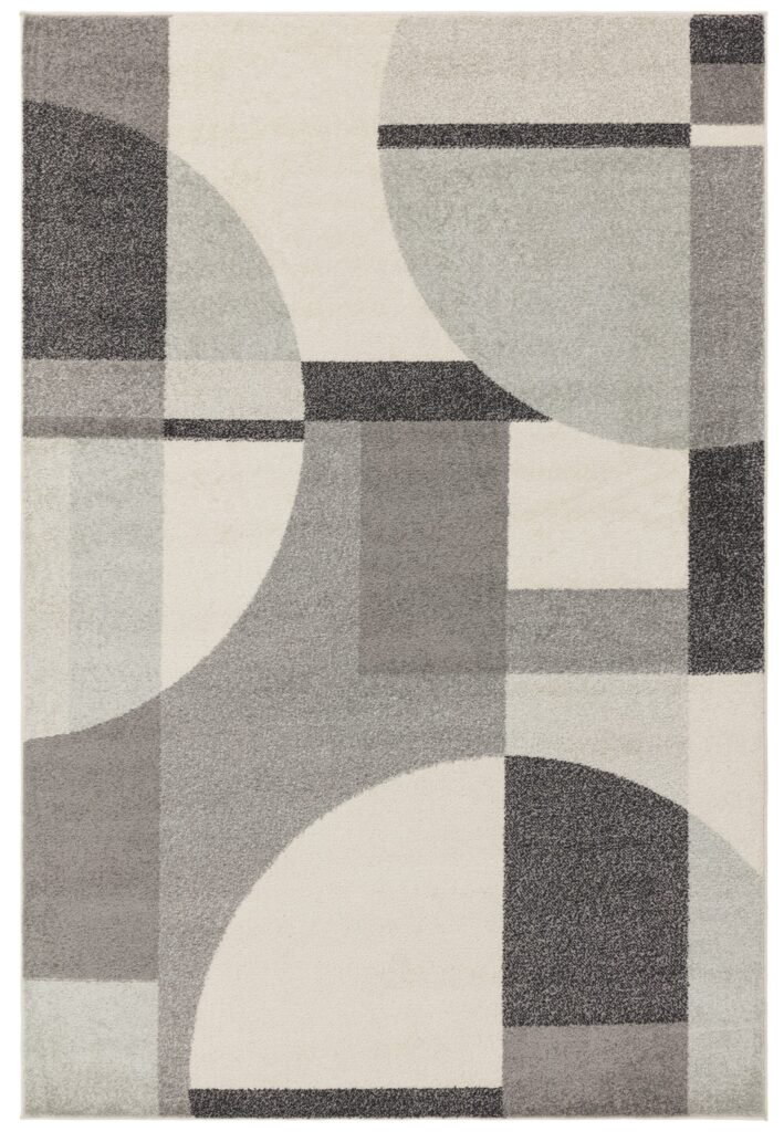 Muse Grey Art Deco Rug MU20