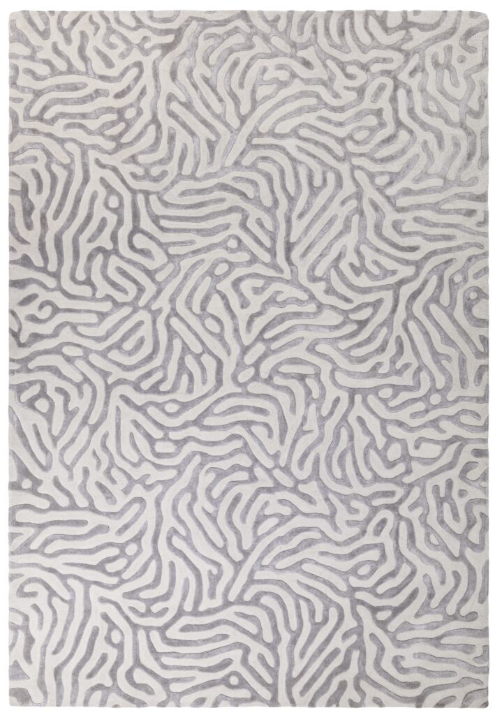 Katherine Carnaby Coral Rug Silver